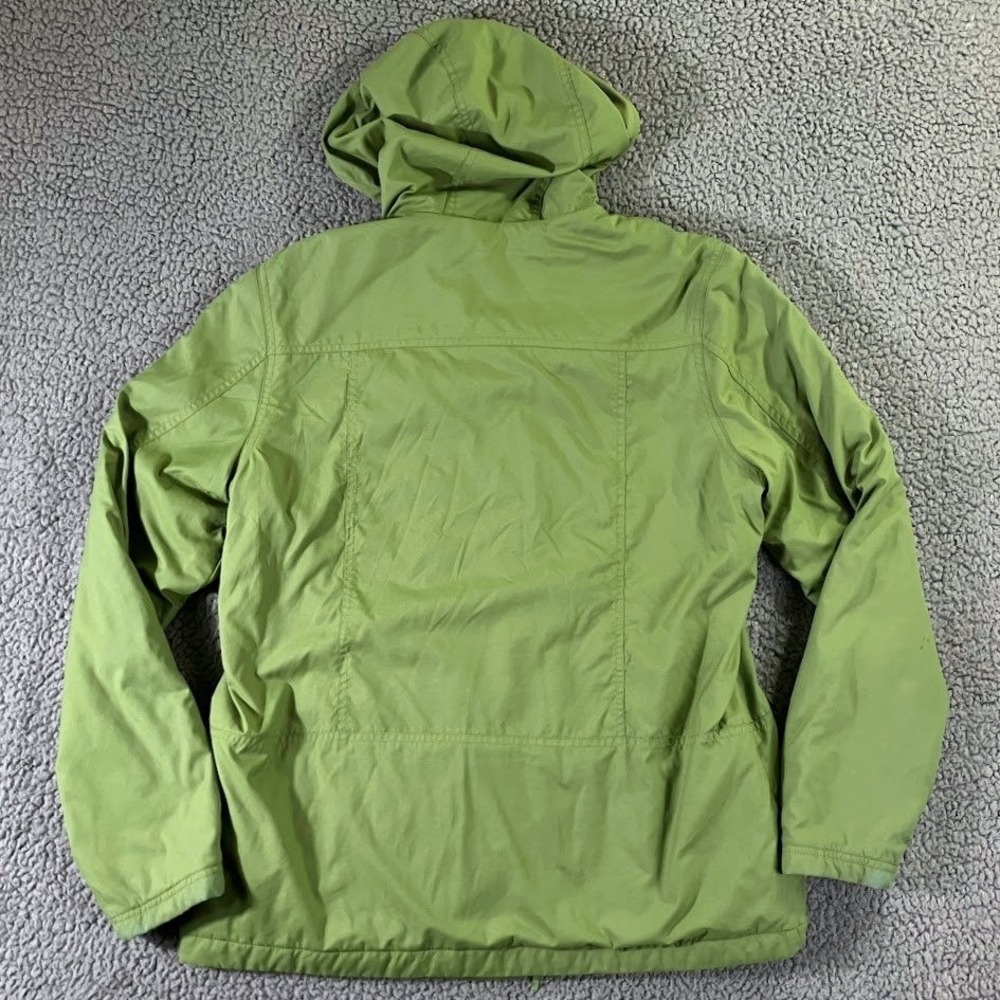 Eddie Bauer Womens Large Olive‎ Green Hooded Full Zip Utility Jacket - Picture 4 of 11